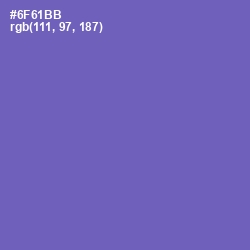 #6F61BB - Deluge Color Image