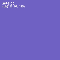 #6F61C3 - Blue Marguerite Color Image