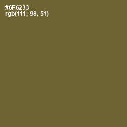 #6F6233 - Yellow Metal Color Image