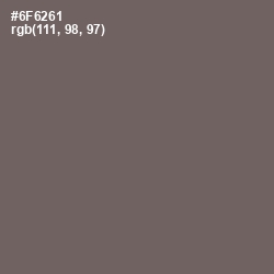 #6F6261 - Flint Color Image