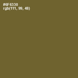 #6F6330 - Yellow Metal Color Image
