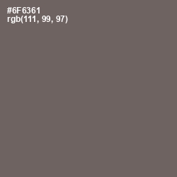#6F6361 - Flint Color Image
