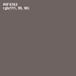 #6F6362 - Flint Color Image