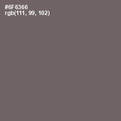 #6F6366 - Flint Color Image