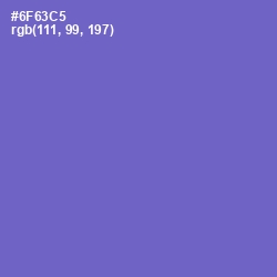 #6F63C5 - Blue Marguerite Color Image