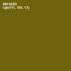 #6F640D - Spicy Mustard Color Image