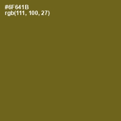 #6F641B - Spicy Mustard Color Image