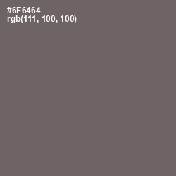 #6F6464 - Flint Color Image