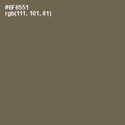 #6F6551 - Soya Bean Color Image