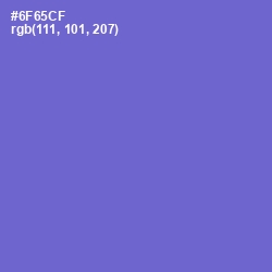 #6F65CF - Blue Marguerite Color Image