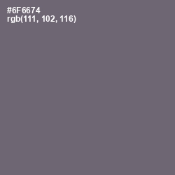 #6F6674 - Dolphin Color Image