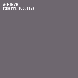 #6F6770 - Nevada Color Image