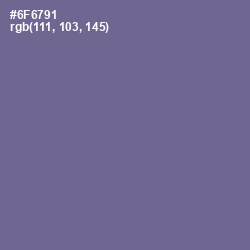 #6F6791 - Rum Color Image