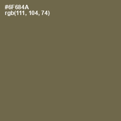 #6F684A - Finch Color Image