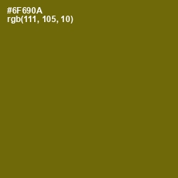 #6F690A - Spicy Mustard Color Image