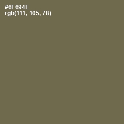#6F694E - Finch Color Image