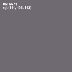 #6F6A71 - Nevada Color Image