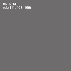 #6F6C6D - Dove Gray Color Image