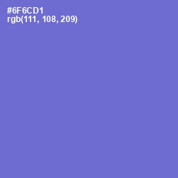 #6F6CD1 - Blue Marguerite Color Image