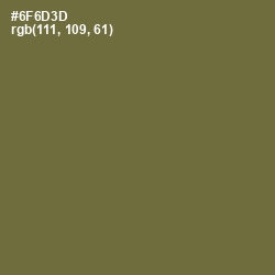 #6F6D3D - Yellow Metal Color Image