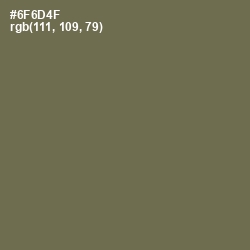 #6F6D4F - Finch Color Image