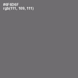 #6F6D6F - Dove Gray Color Image