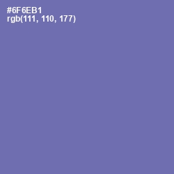 #6F6EB1 - Deluge Color Image