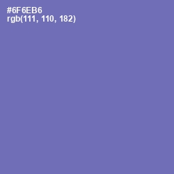 #6F6EB6 - Deluge Color Image