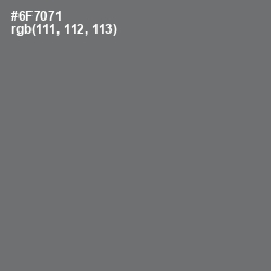 #6F7071 - Dove Gray Color Image