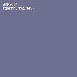 #6F7091 - Lynch Color Image