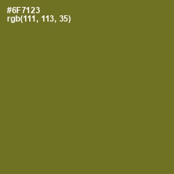 #6F7123 - Fern Frond Color Image