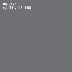 #6F7174 - Dove Gray Color Image