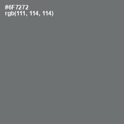 #6F7272 - Dove Gray Color Image