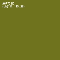 #6F731D - Olivetone Color Image