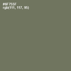 #6F755F - Willow Grove Color Image