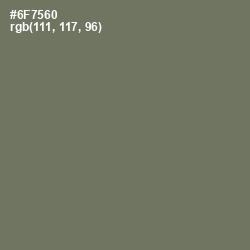 #6F7560 - Limed Ash Color Image