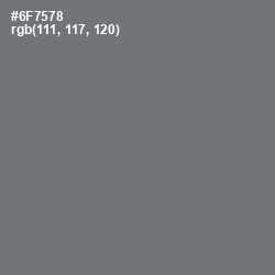 #6F7578 - Boulder Color Image