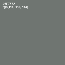 #6F7672 - Dove Gray Color Image