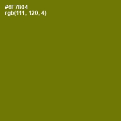 #6F7804 - Olivetone Color Image