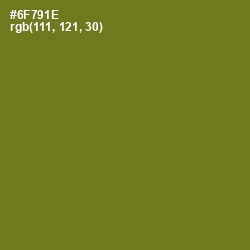 #6F791E - Olivetone Color Image