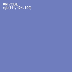 #6F7CBE - Deluge Color Image