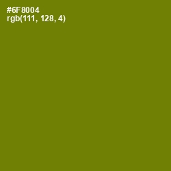 #6F8004 - Trendy Green Color Image