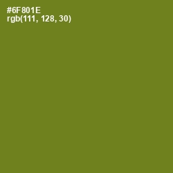 #6F801E - Trendy Green Color Image