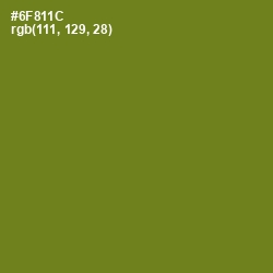 #6F811C - Trendy Green Color Image