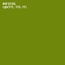 #6F870B - Trendy Green Color Image