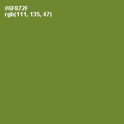 #6F872F - Olive Drab Color Image