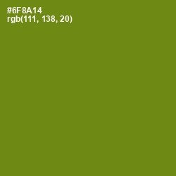 #6F8A14 - Trendy Green Color Image