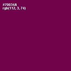 #70034A - Pompadour Color Image