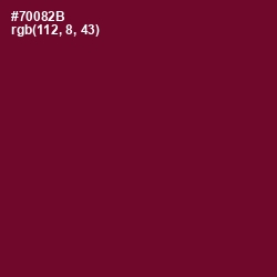 #70082B - Black Rose Color Image