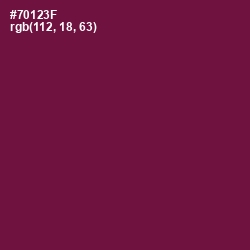 #70123F - Claret Color Image